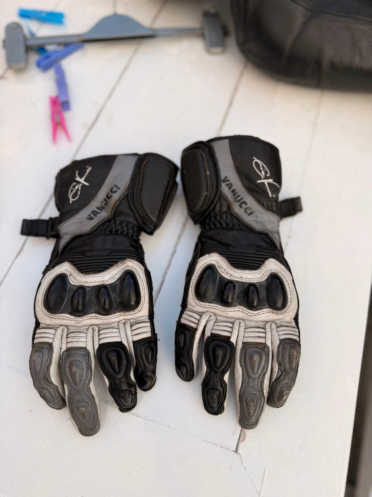 Vanucci motorhandschoenen maat M, Ophalen of Verzenden, Tweedehands, Heren, Handschoenen