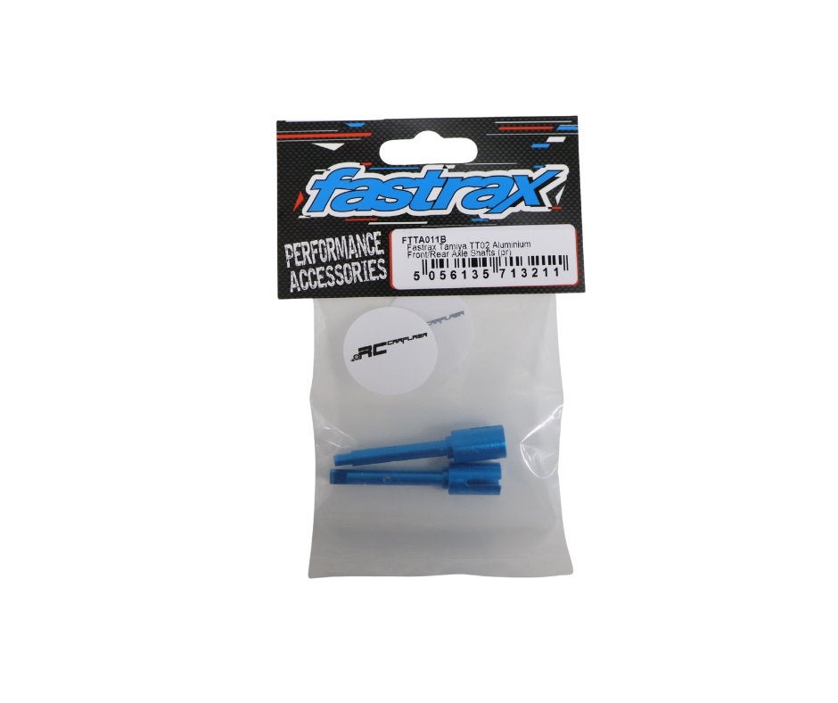 FASTRAX TAMIYA TT02 ALUMINIUM FRONT/REAR PROP SHAFTS (2), Verzenden, Nieuw, Onderdeel