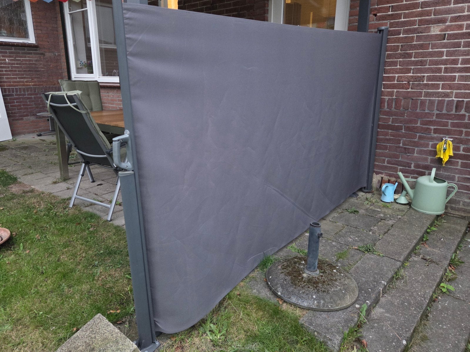 Windscherm / zonnescherm 3x1,5 m (alleen ophalen), Tuin en Terras, Ophalen, Gebruikt, 200 cm of meer, 150 tot 200 cm