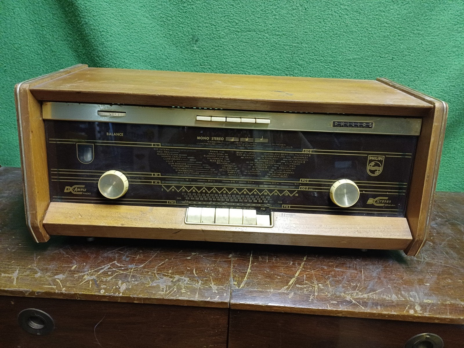 philips Bi-Ampli B5X23A buizenradio, Ophalen
