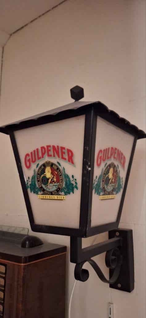 Vintage Gulpener Bier lantaarn, Verzamelen, Biermerken, Ophalen