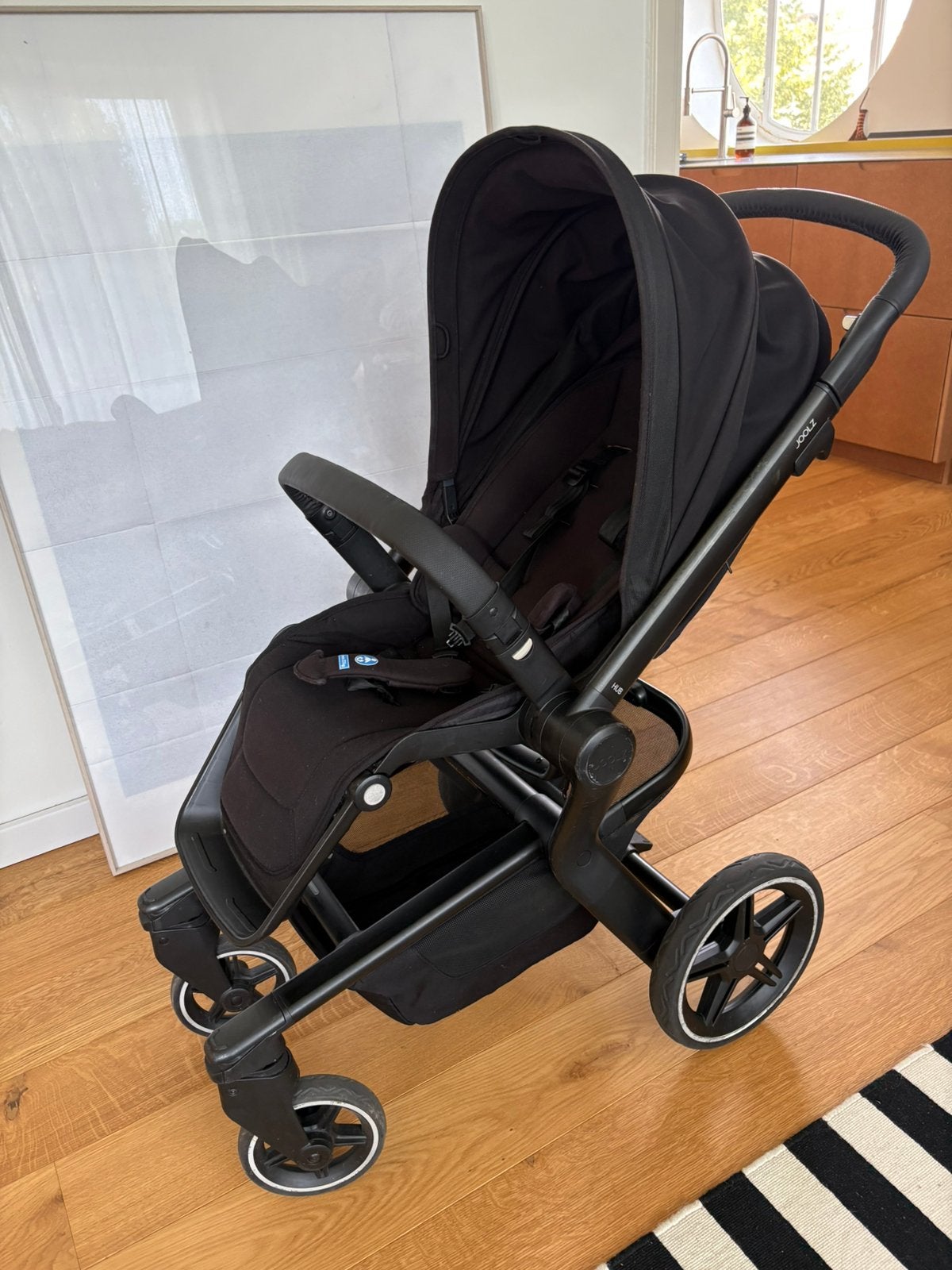 Joolz Hub + complete kinderwagen met wieg en adapter, Gebruikt, Combiwagen, Verstelbare duwstang, Ophalen