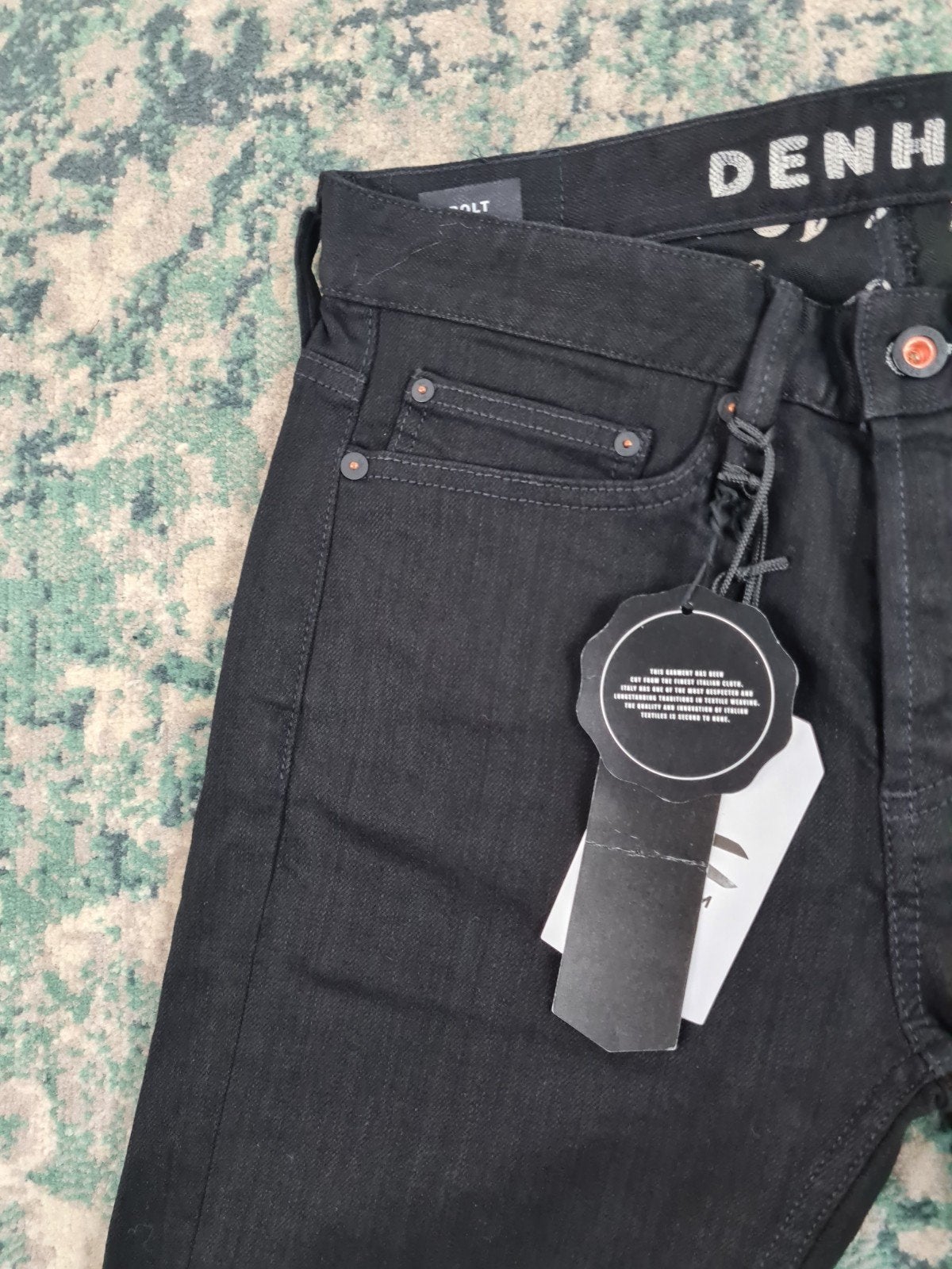 Denham Bolt Skinny Fit W28 L30 Zwart Nieuw Tulsi2830, Denham, Zwart, Nieuw, Ophalen of Verzenden