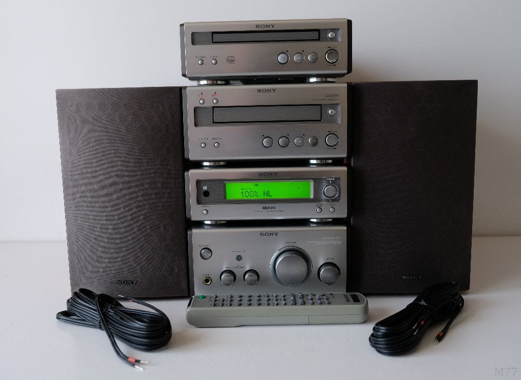 Sony CMT-SP55 Midi Stereo Set, Ophalen of Verzenden, Gebruikt, Tuner of Radio, Sony