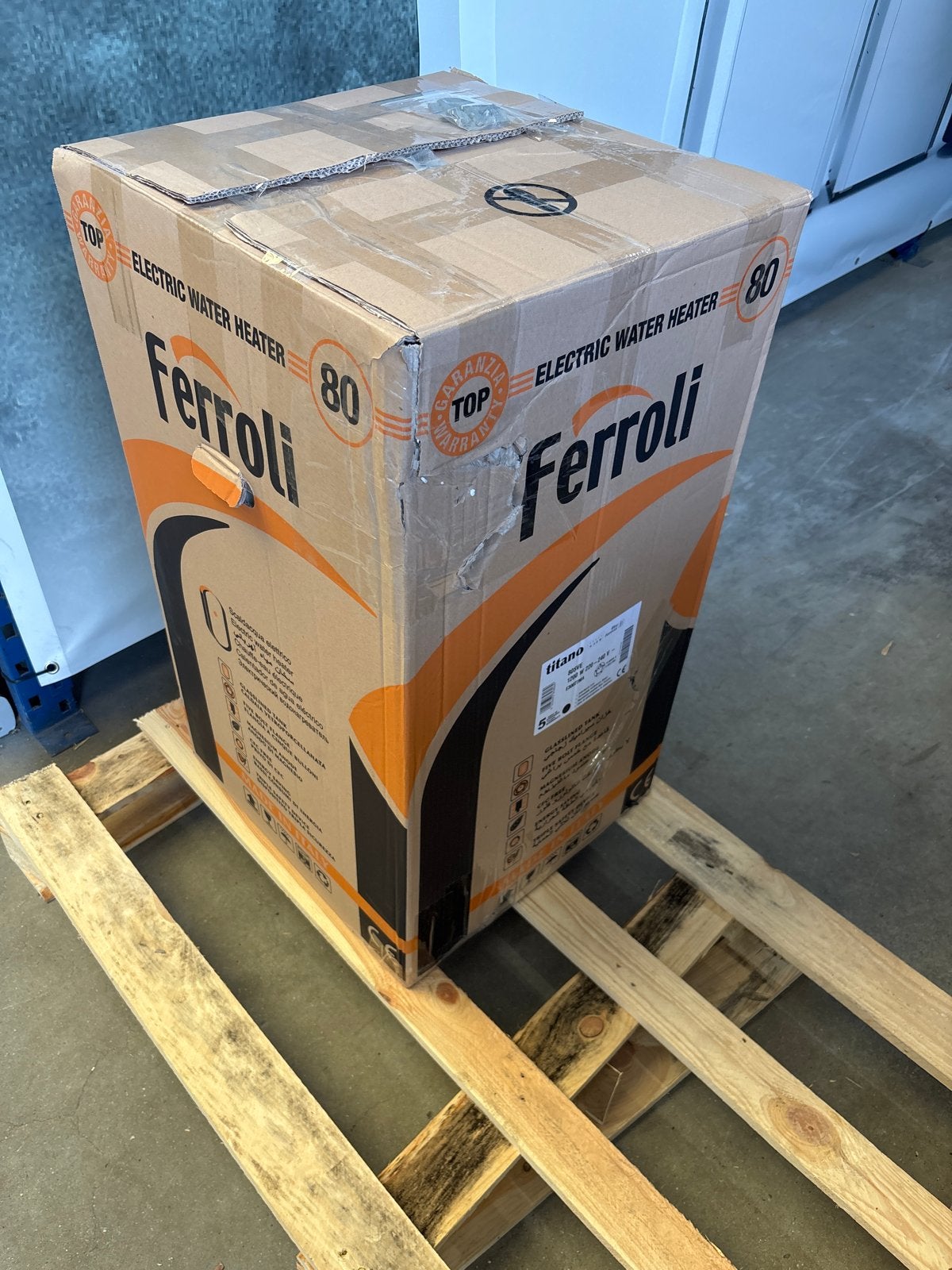 Ferroli Titano 80SVE Elektrische Boiler 80 Liter Nieuw, 20 tot 100 liter, Nieuw, Minder dan 3 jaar oud, Boiler