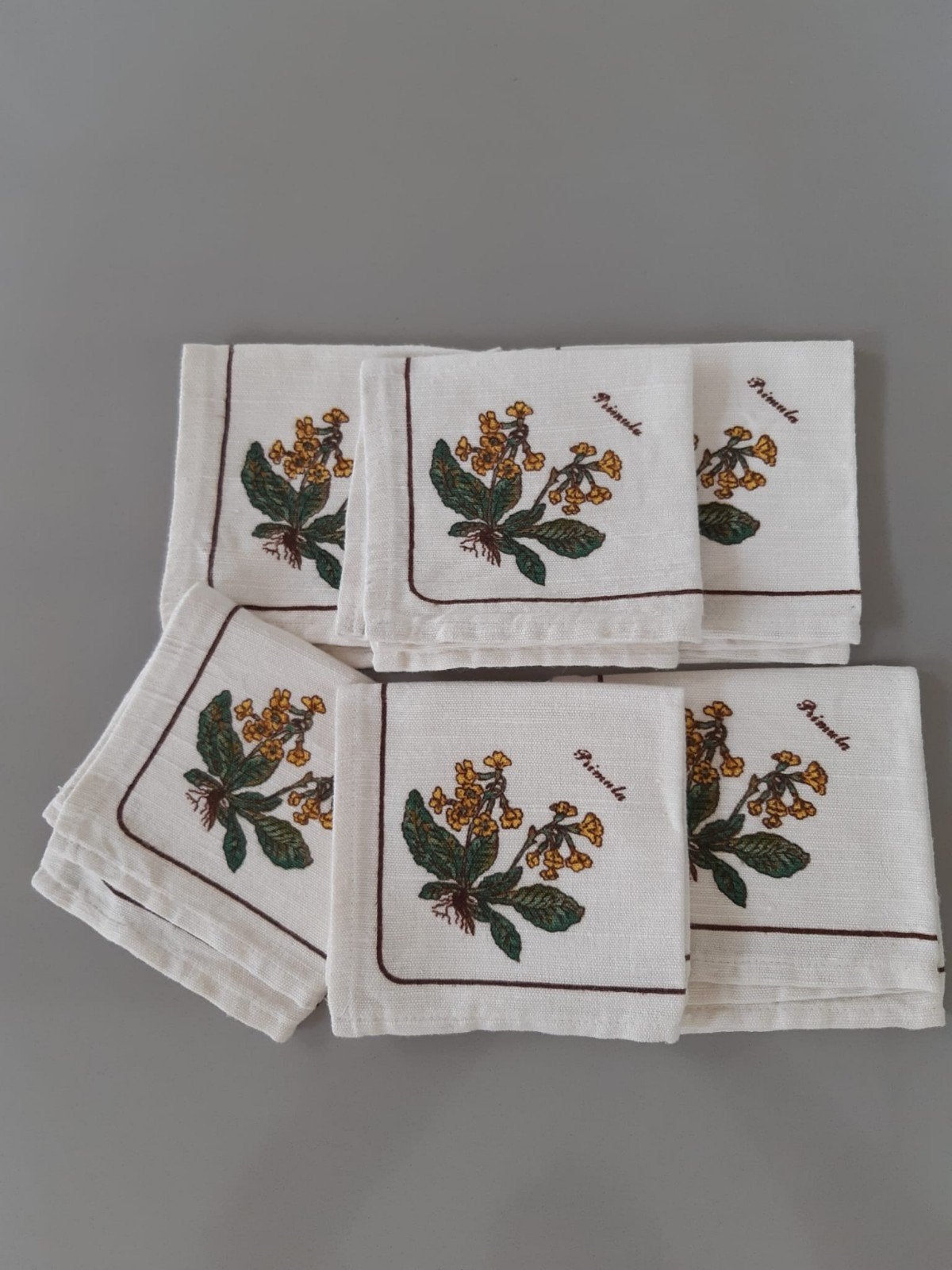 6 Linnen Servetten Villeroy en Boch Botanica, Ophalen of Verzenden, Overige stijlen, Porselein, Schaal of Schalen