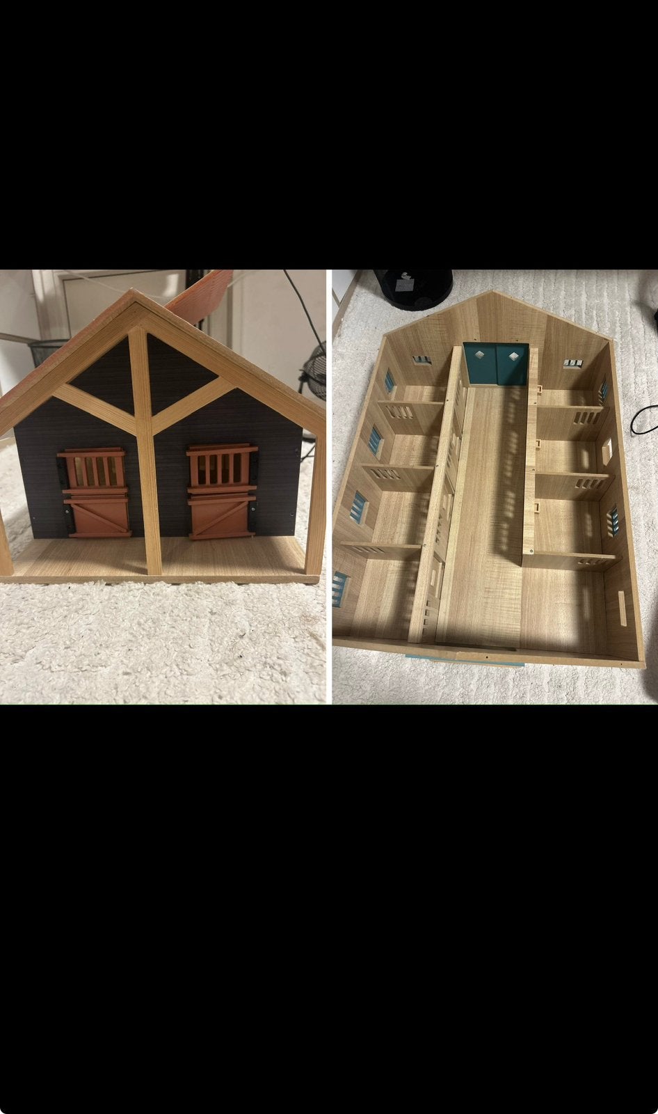 2 schleich stallen samen 70€, Verzamelen, Ophalen, Gebruikt