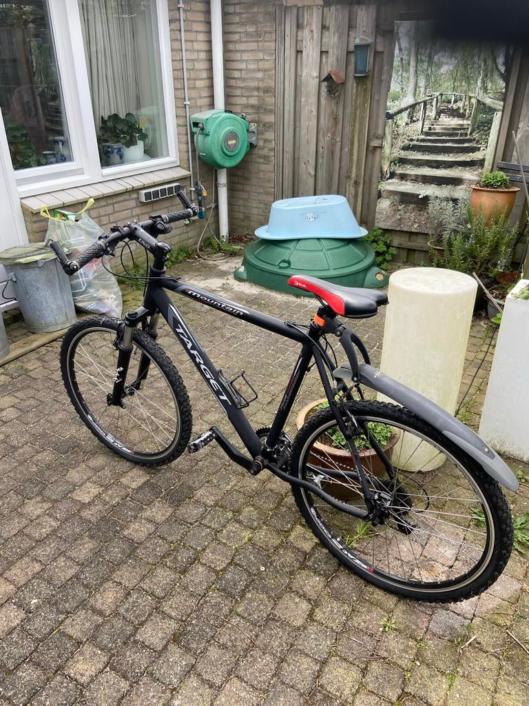 Target Mountainbike Zwart  + gratis fiets cadeau, Hardtail, Zo goed als nieuw, 53 tot 57 cm, Ophalen