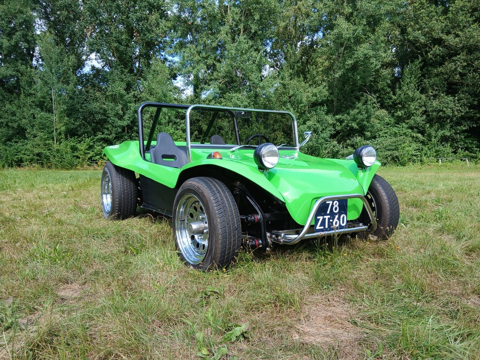 Volkswagen hotrod buggy 1968 Groen, Ophalen