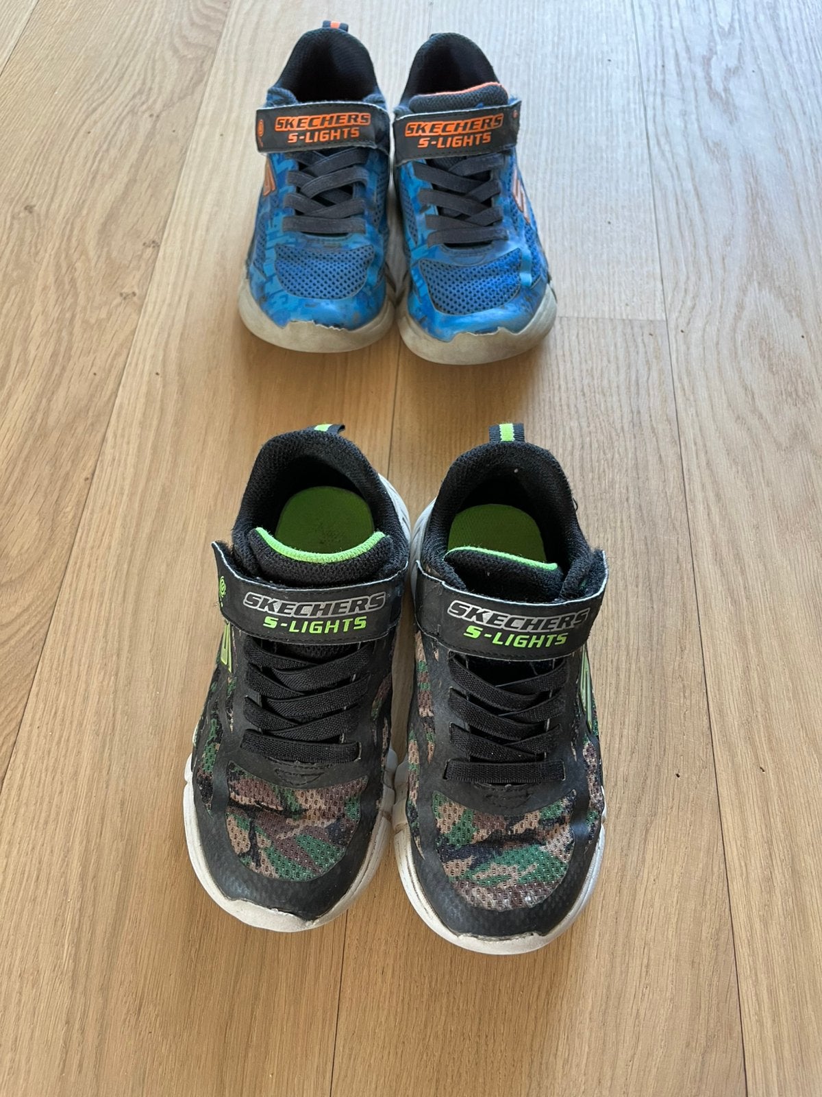 Skechers groen leger maat 30 blauwe gratis, Ophalen of Verzenden, Gebruikt, Meisje