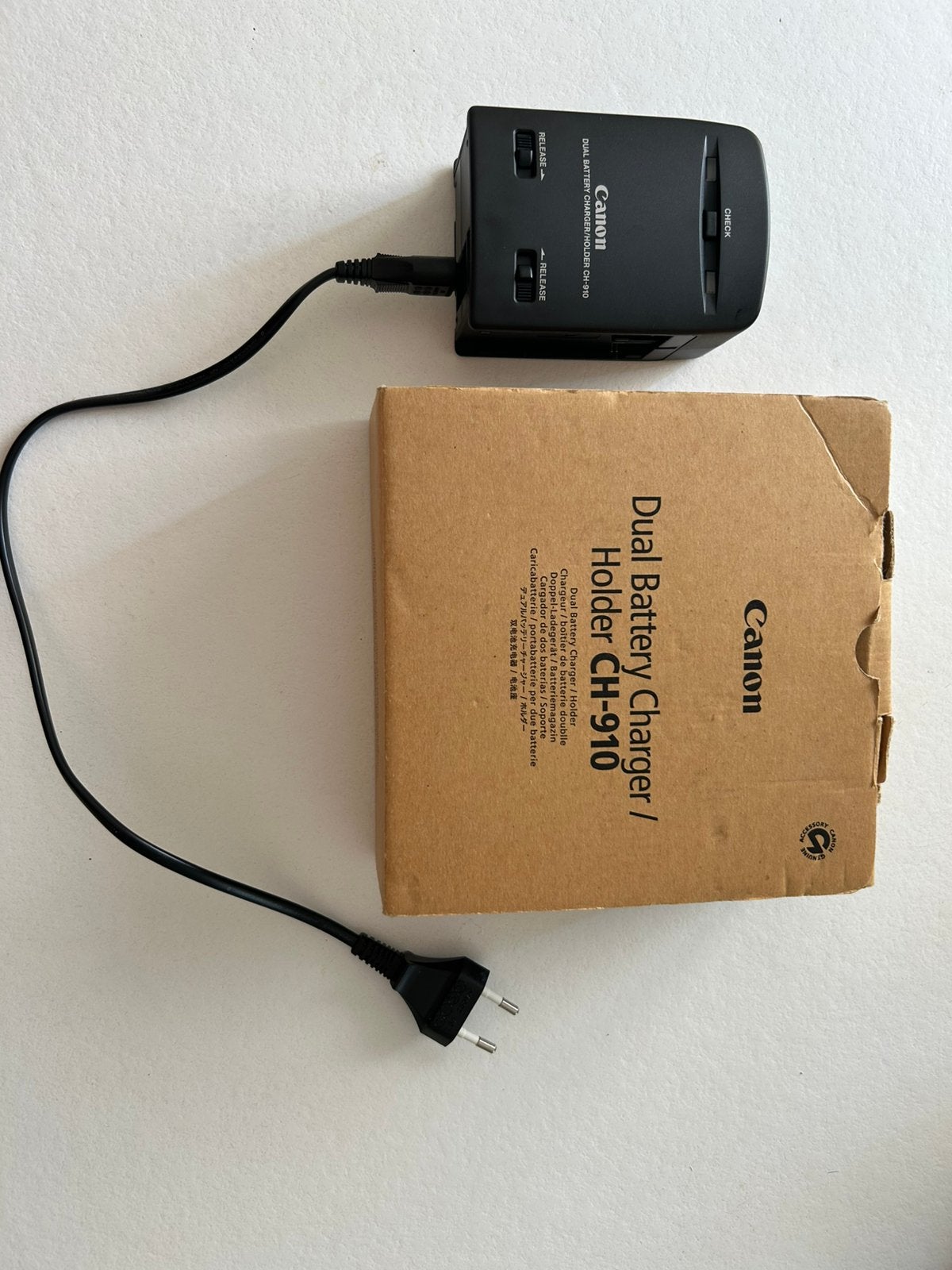 Canon XM 2 dual battery charger, Ophalen, Nieuw, Oplaadbaar