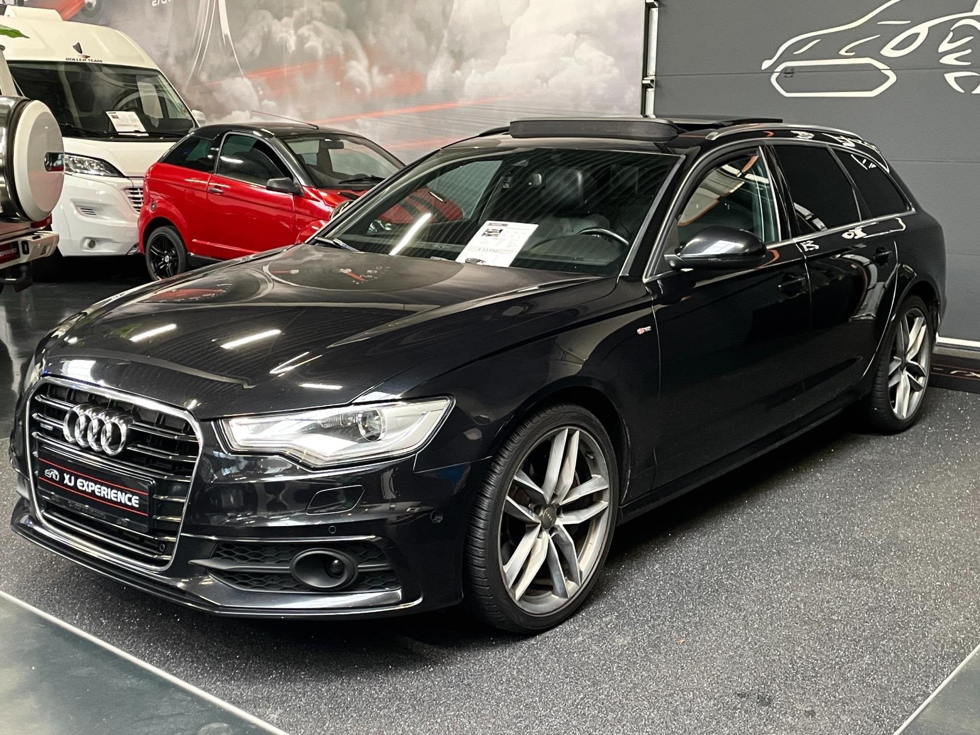 Audi A6 Avant 3.0 TDI BiT quattro Pro Line 2x S-LINE 313 PK, Auto's, Audi, Automaat, Euro 5, Gebruikt, Zwart