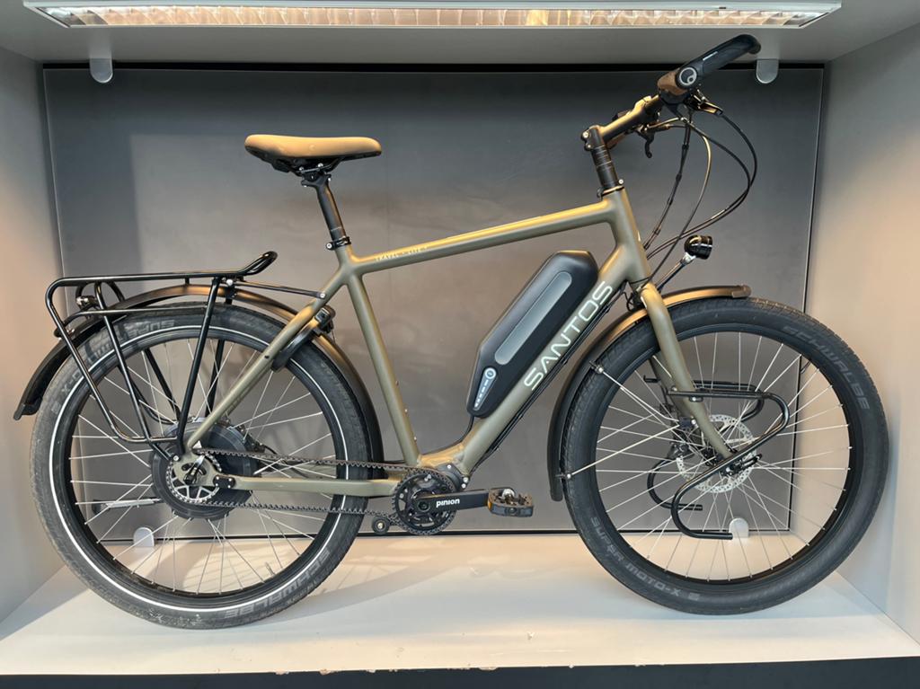 Santos Travel Lite+ 57cm Pinion 12 Neo Drive 620wh, Fietsen en Brommers, Gebruikt, Schillingweg 41 2153PL Nieuw-Vennep, Info@santosbikes.com