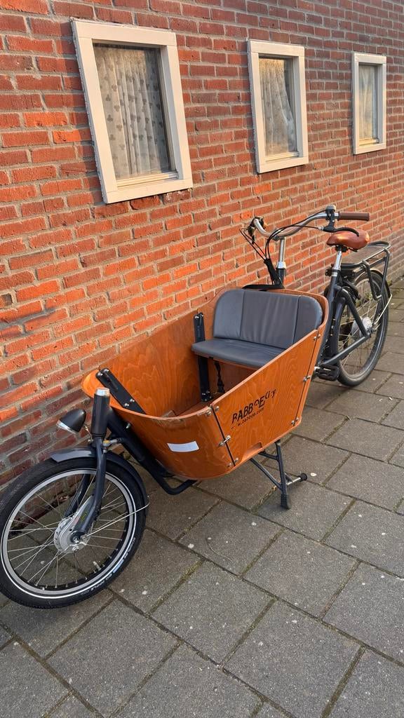 Babboe City-E bakfiets, Fietsen en Brommers, Fietsaccessoires | Fietsaccu's, Ophalen, Gebruikt