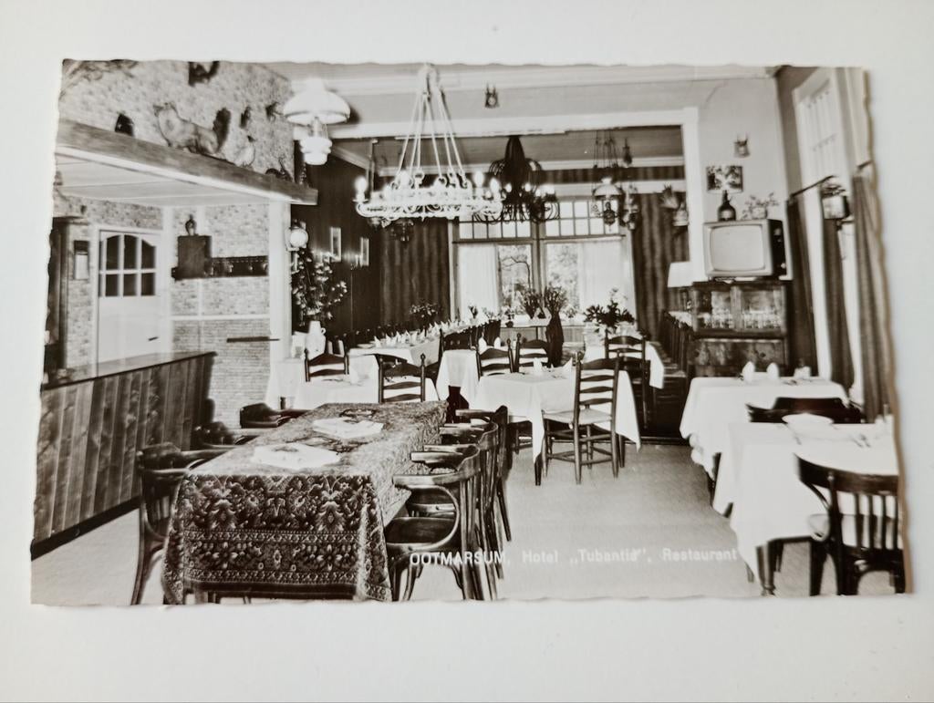 Ootmarsum Hotel Tubantia, Verzamelen, Ophalen of Verzenden, 1940 tot 1960, Ongelopen, Overijssel