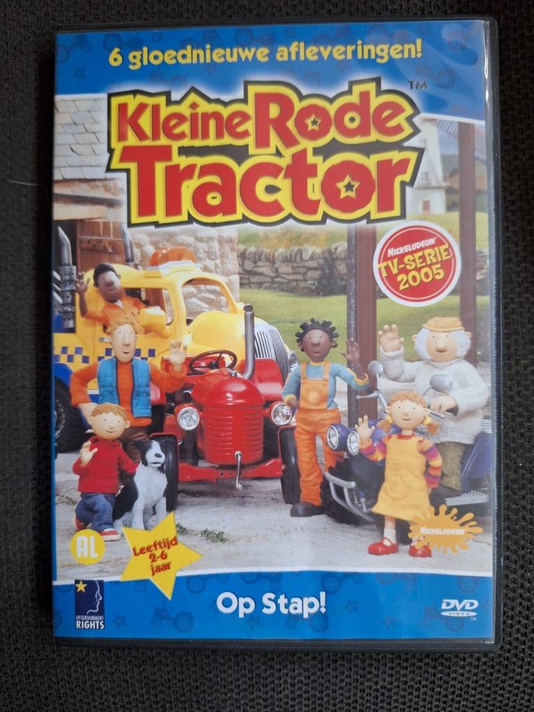 Kleine Rode Tractor - Op Stap! DVD (Nickelodeon TV-Serie), Alle leeftijden, Ophalen of Verzenden, Gebruikt, Educatief
