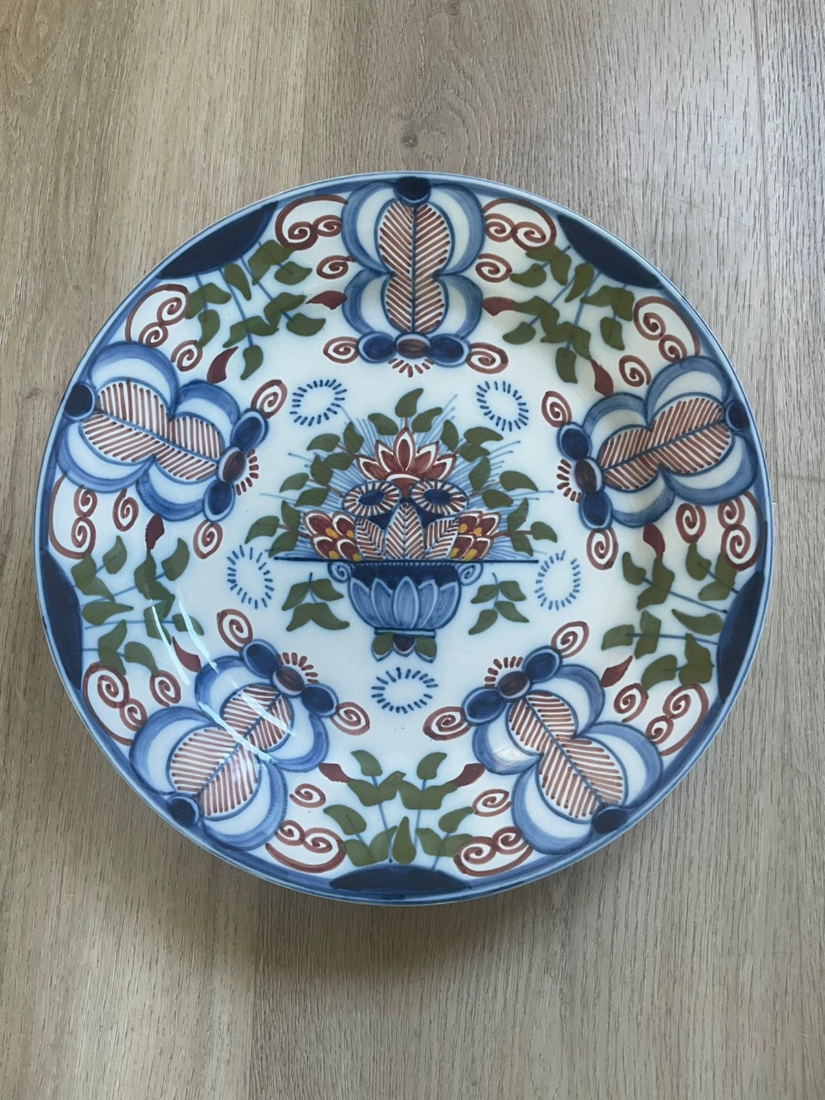 Makkumer aardewerk wandbord  30 cm,  nr 30 02, Antiek en Kunst, Ophalen