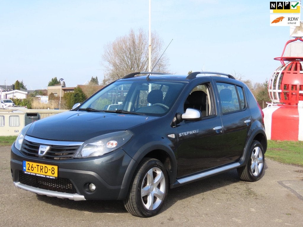 Dacia Sandero 1.6 Stepway, Auto's, Voorwielaandrijving, Stof, Zwart, 4 cilinders