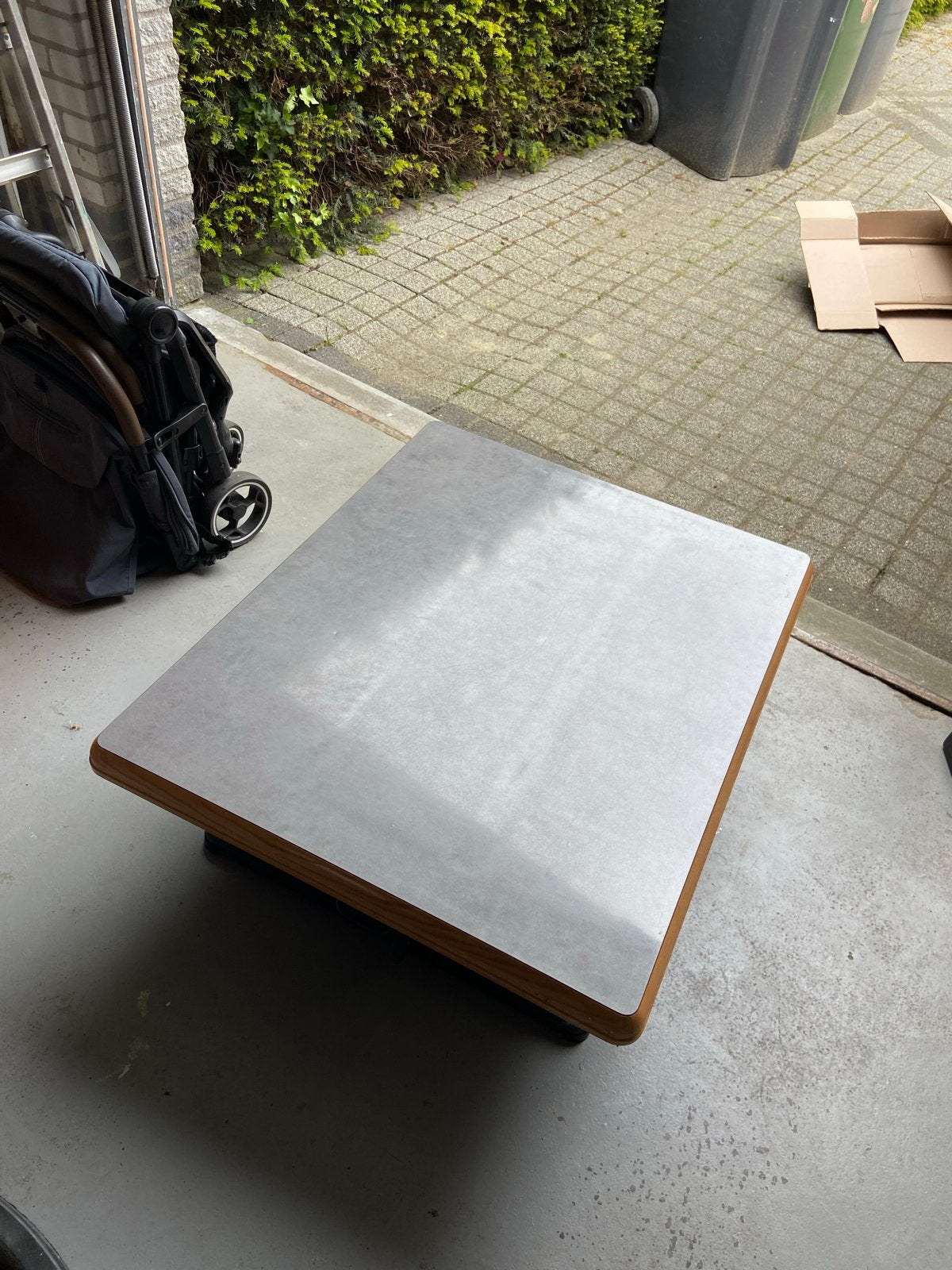 Hobby caravan tafel - hoogte verstelbaar teab, Ophalen, Gebruikt