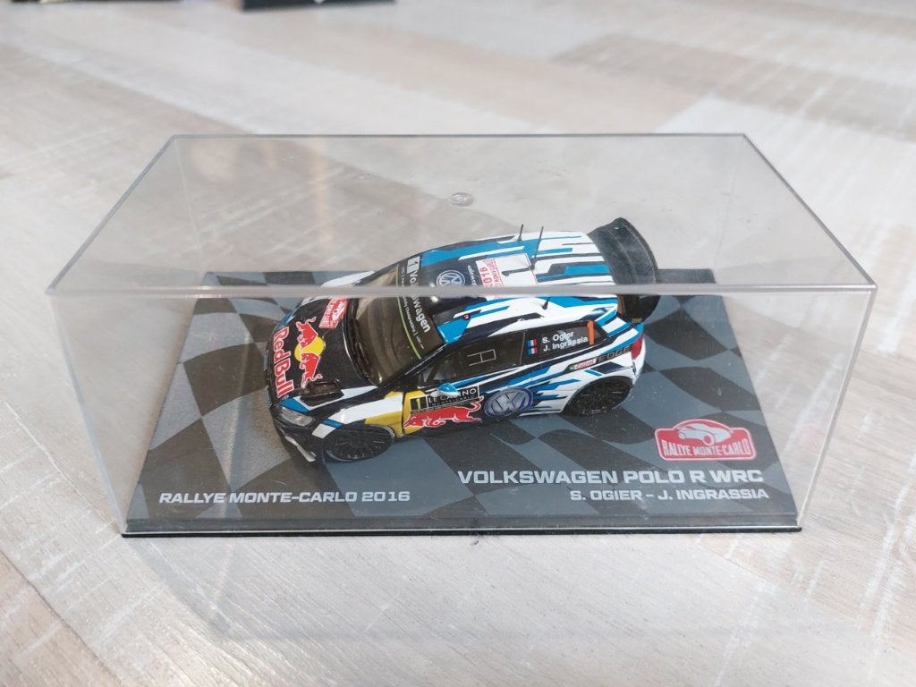 Volkswagen Polo R WRC Rallye Monte-Carlo 2016 #1 Ogier 1:43, Hobby en Vrije tijd, Modelauto's | 1:43, Ophalen of Verzenden, Nieuw