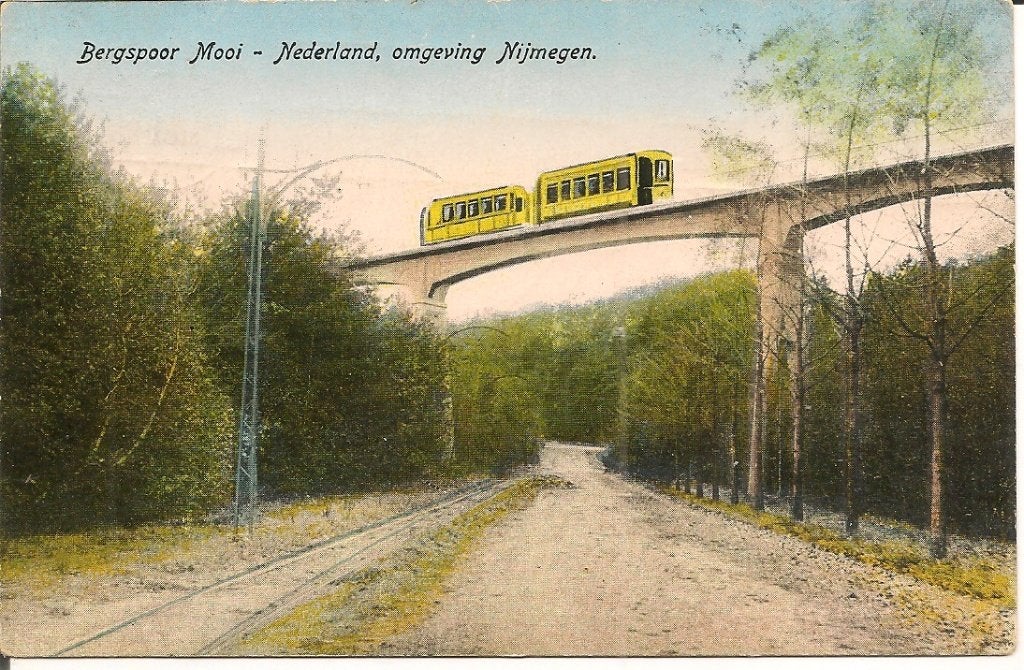 Bergsspoor Mooi - Nederland, omgeving Nijmegen, Ophalen of Verzenden, 1920 tot 1940, Gelopen, Gelderland