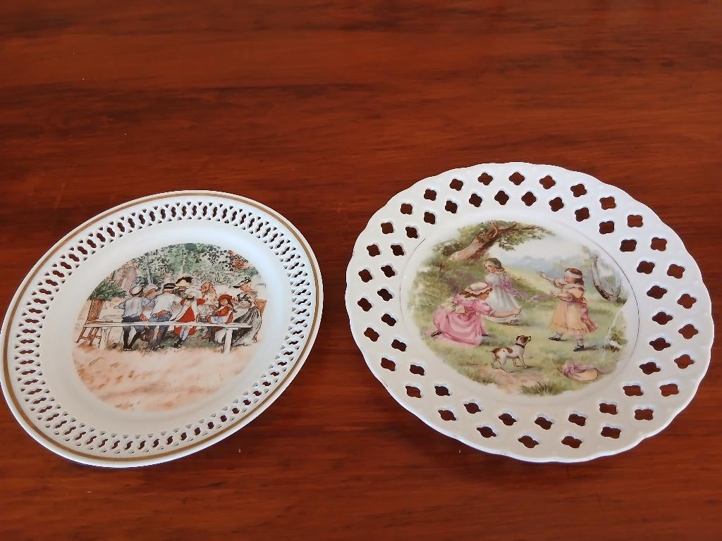 vintage porseleinen borden, Ophalen