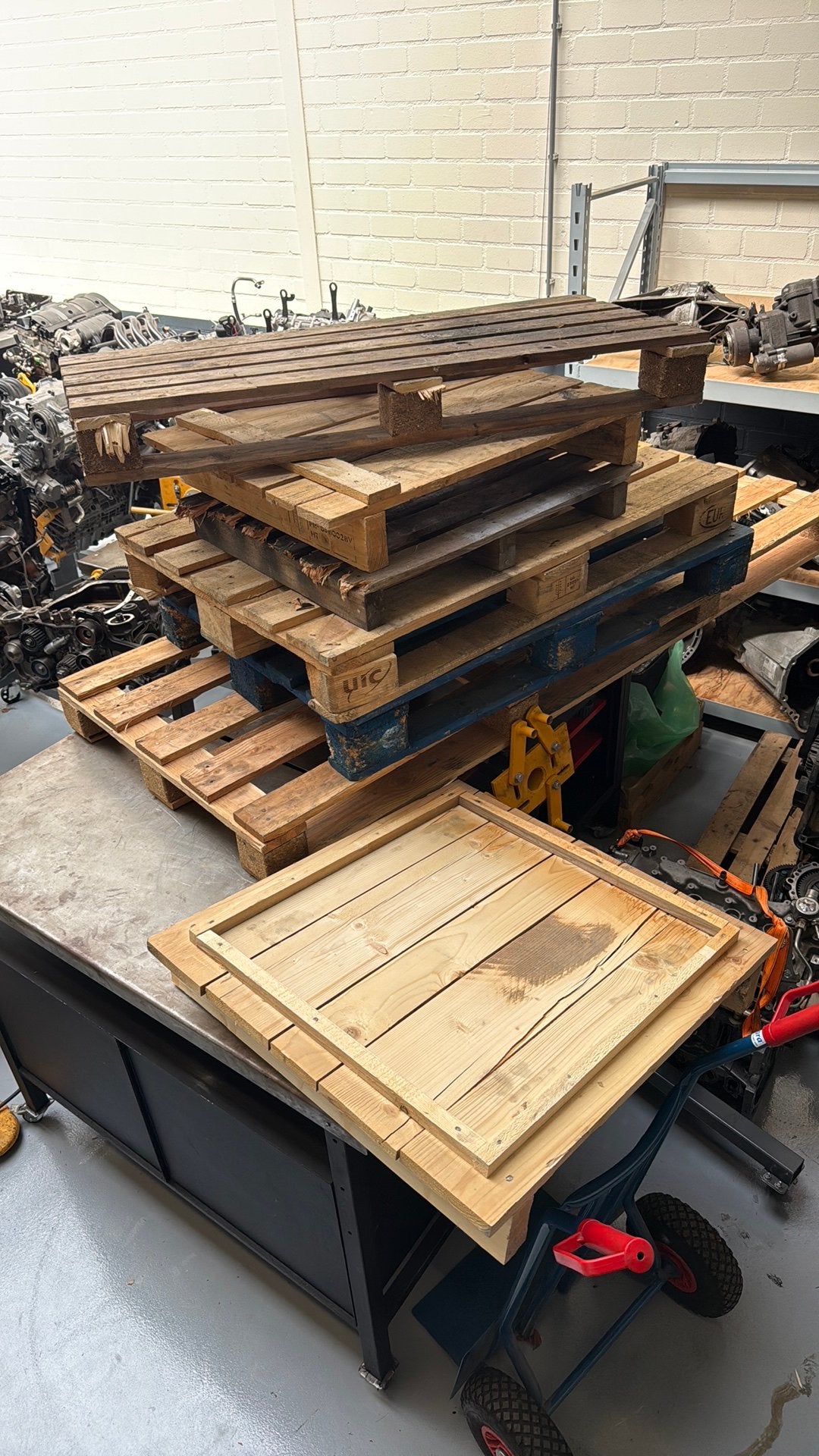 Diverse pallets, Ophalen, Zo goed als nieuw, Pallet, Minder dan 200 cm