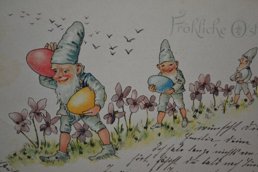 DUITSLAND 1901 PASEN KABOUTERS PAASEIEREN, Ophalen of Verzenden, Voor 1920