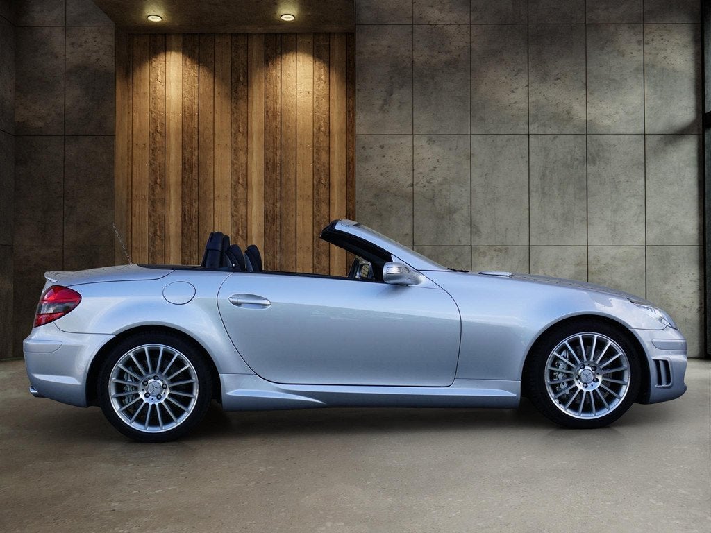 Mercedes-Benz SLK 55 AMG | Zwart nappa leer | Memory pakket, Auto's, Mercedes-Benz, Automaat, Cabriolet, 360 pk, SLK