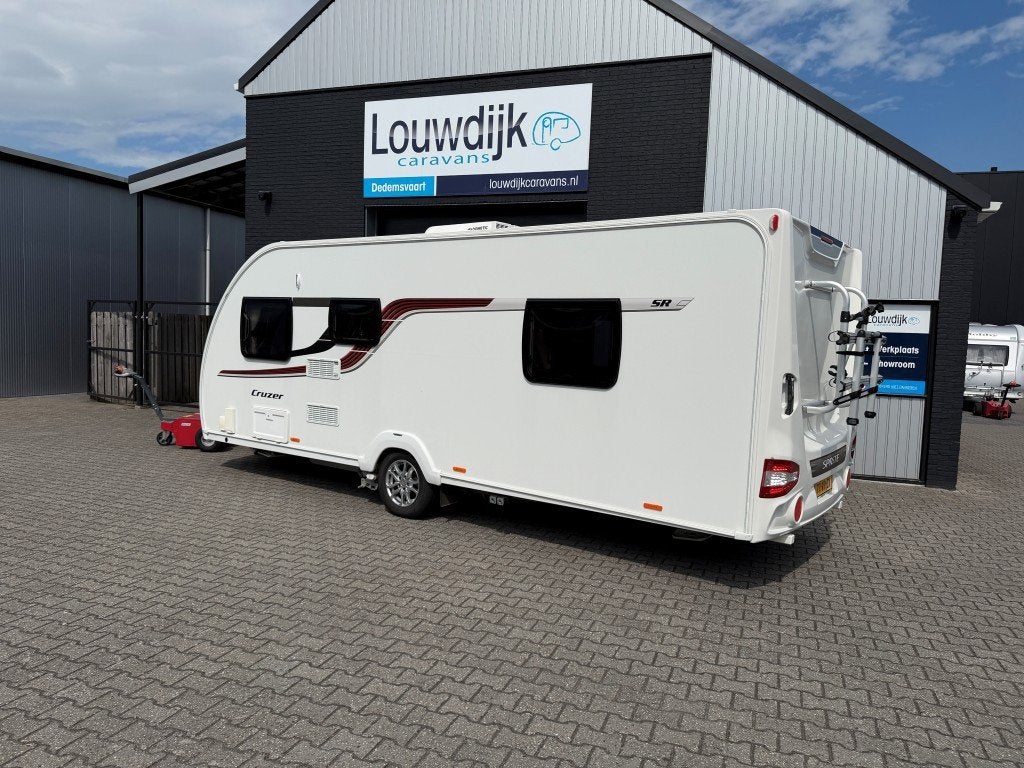 SPRITE Cruzer 520 ’17 (Queensbed, Full Option), Rondzit, Vast bed, 7 tot 8 meter, Bedrijf
