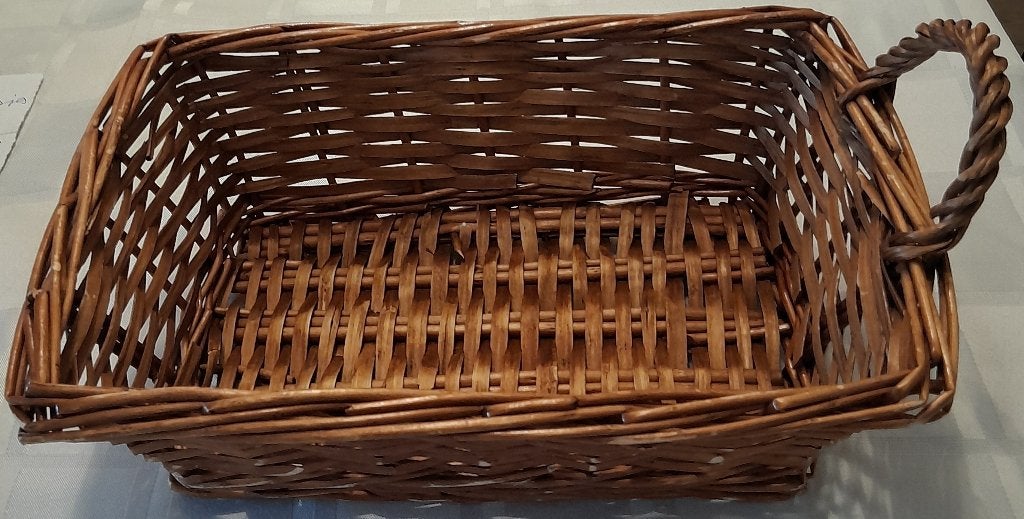 Te Koop: Een rotan (brood) mandje., Ophalen of Verzenden, Natuurlijk materiaal, Bruin, Overige typen