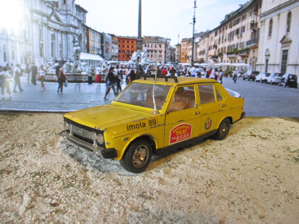 1/25 Fiat 131 TAXI - Mattel Mebetoys, Ophalen of Verzenden, Gebruikt, Overige merken