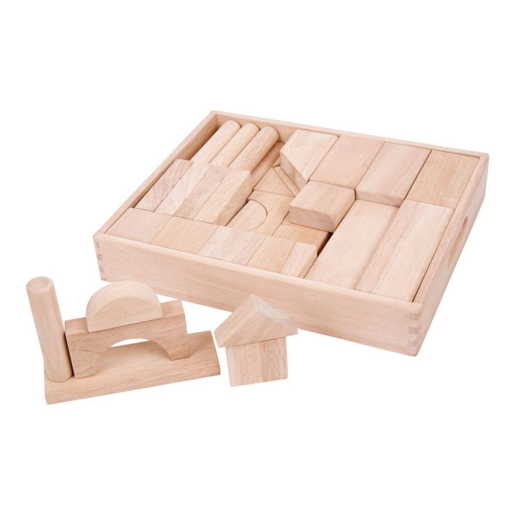 Grote houten blokken in opbergkist, Nieuw, Ophalen of Verzenden, Thimble, Galvanistraat 8, 6716 AE Ede