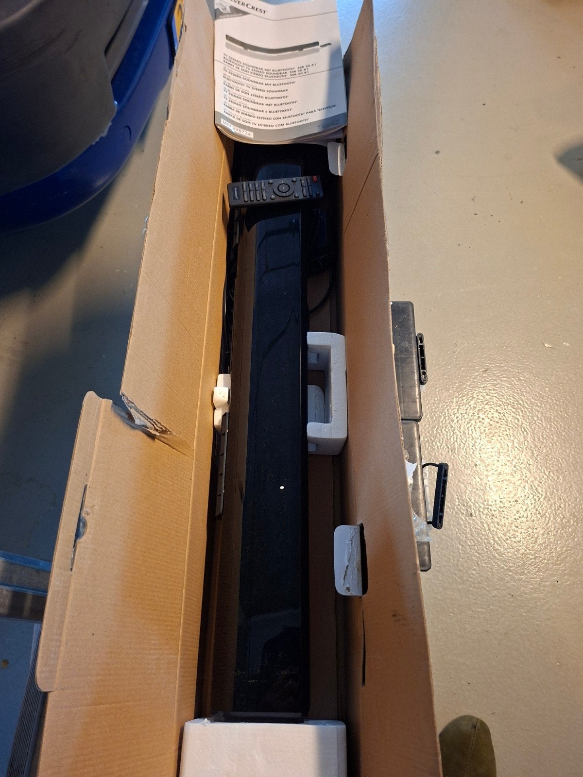 Silvercrest TV-Stereo-Soundbar met Bluetooth SSB 50 A1, Ophalen of Verzenden, Bluetooth, Zo goed als nieuw