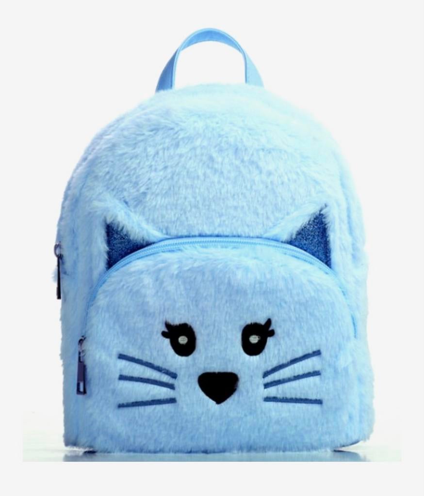 TE KOOP: mooie lichtblauwe pluizige kinderrugzak NIEUW, Ophalen of Verzenden, Nieuw, Overige merken