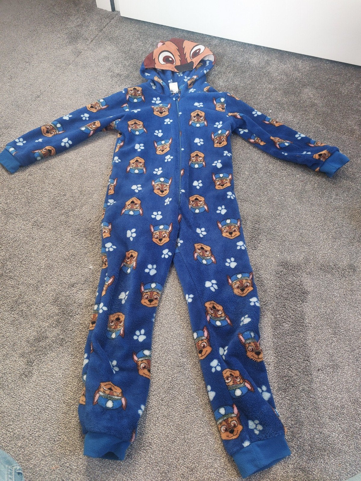 Onesie Paw Patrol Chase Maat 122-128, Nacht- of Onderkleding, Gebruikt, Jongen of Meisje, Ophalen of Verzenden