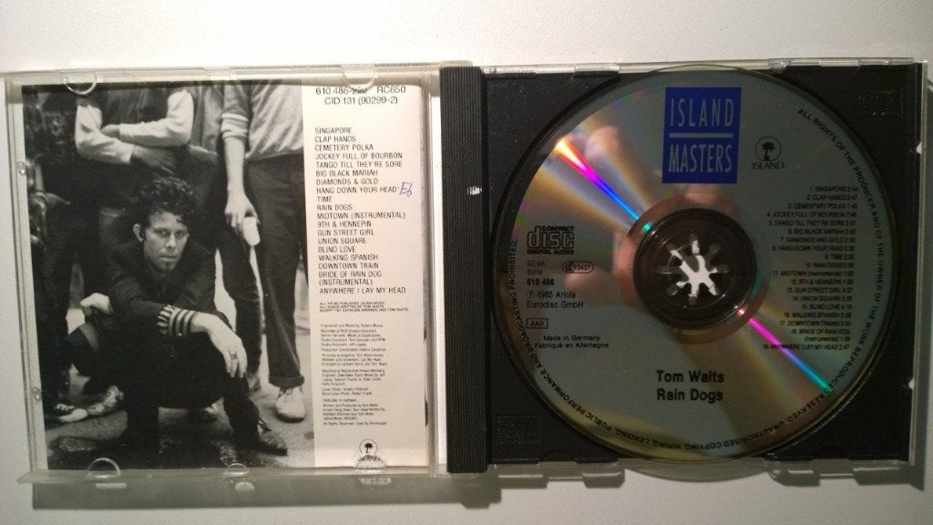 Tom Waits - Rain Dogs, Ophalen of Verzenden, Zo goed als nieuw, Poprock, Album