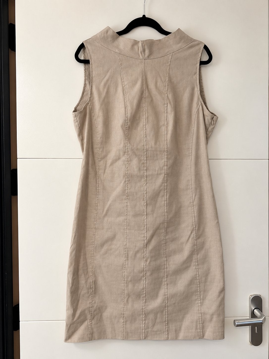 Sarah Pacini Jurkje Maat XL - Beige, Ophalen of Verzenden, Zo goed als nieuw, Maat 46/48 (XL) of groter, Beige