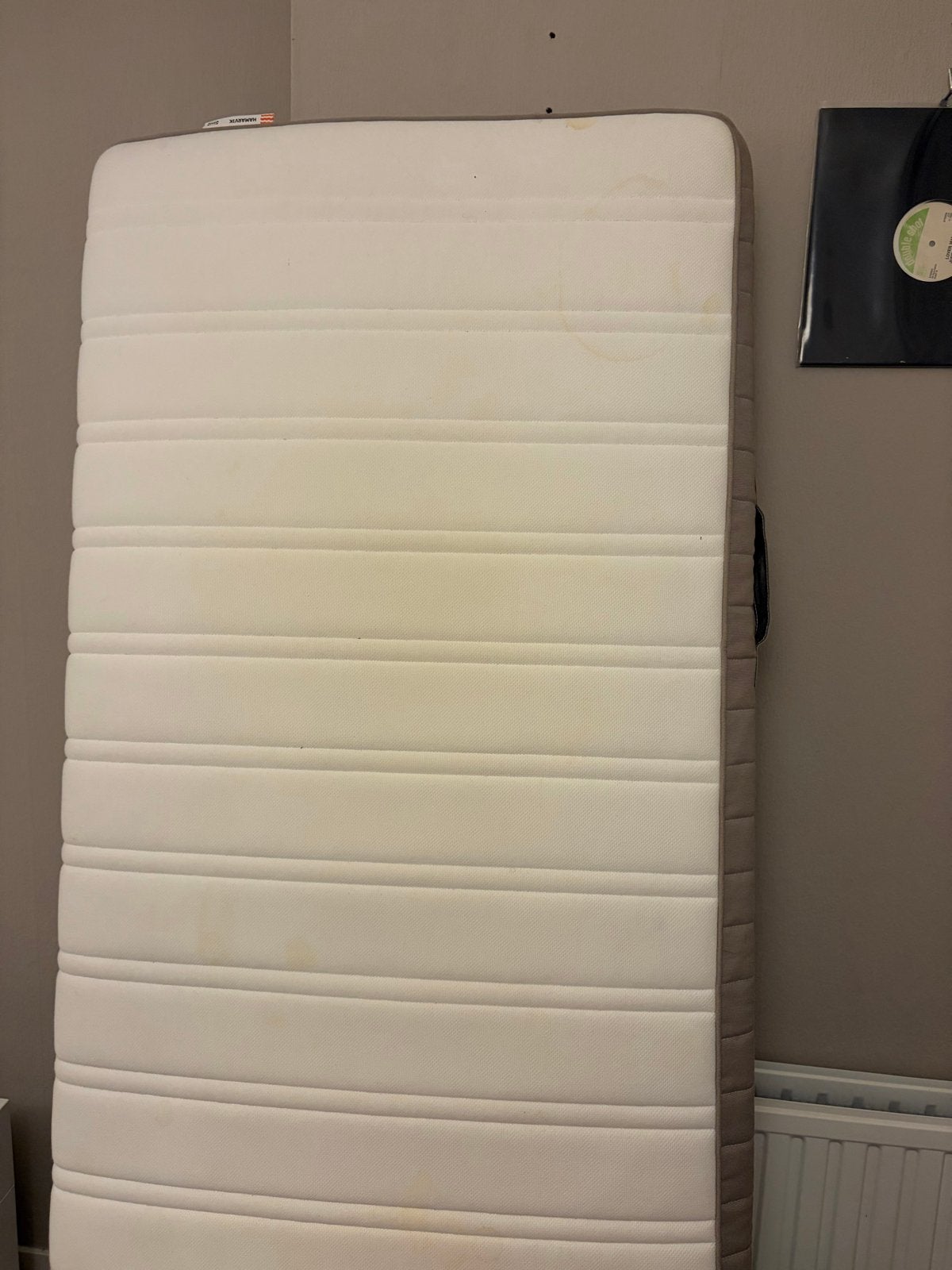 IKEA HAMARVIK Matras - 90x200 cm, Ophalen, Gebruikt, 90 cm, Eenpersoons