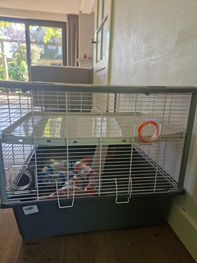 Ferplast knaagdierhok te koop, Dieren en Toebehoren, Minder dan 60 cm, 110 cm of meer, Ophalen of Verzenden, Zo goed als nieuw