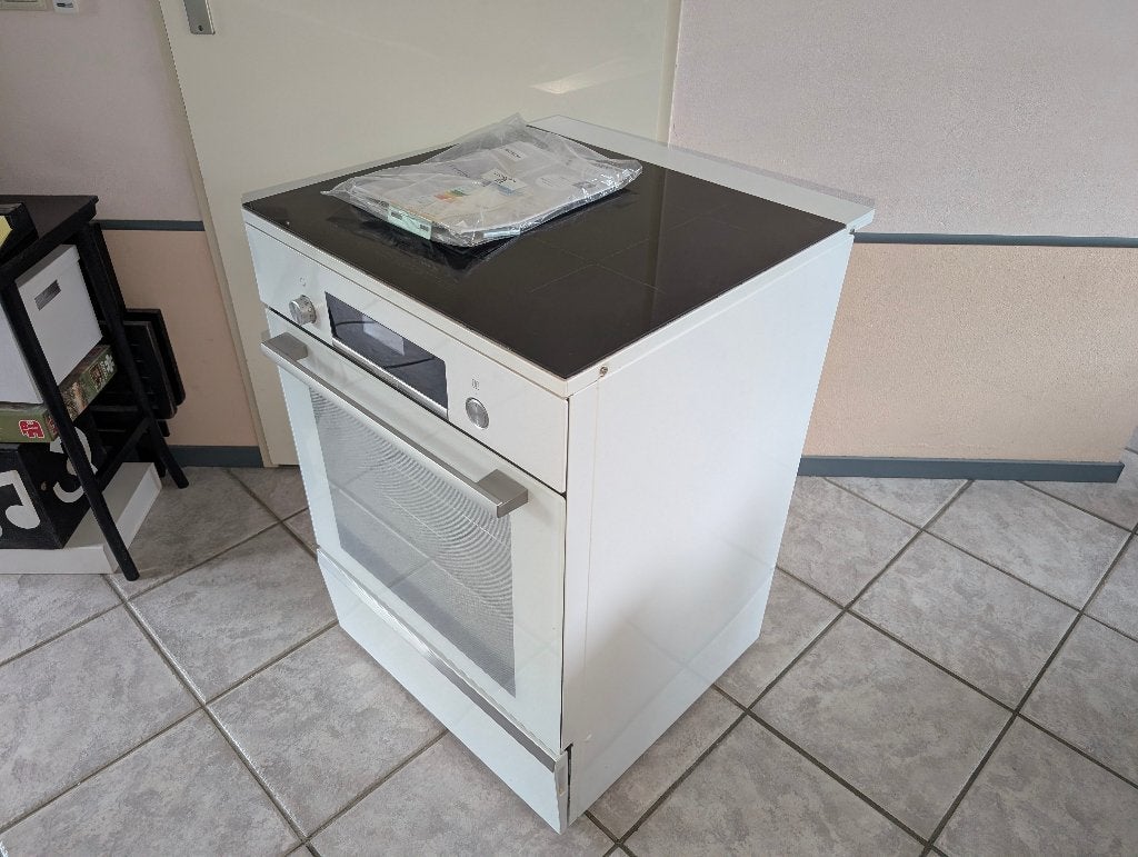 Bosch HLS59D320 Inductie Fornuis, Witgoed en Apparatuur, Fornuizen, Gebruikt, Vrijstaand, Inductie, 4 kookzones, 85 tot 90 cm