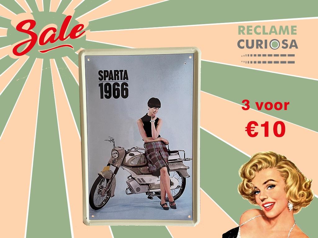 Reclamebord Sparta 20x30, Ophalen of Verzenden, Zo goed als nieuw, Reclamebord