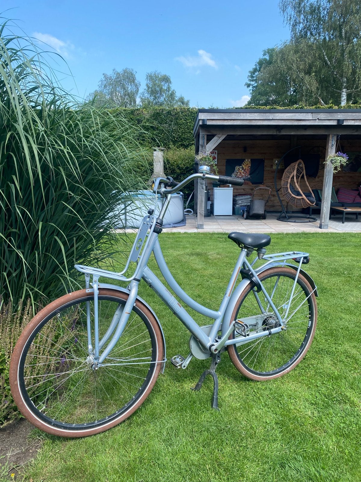 Cortina U4 Transportfiets - Lichtblauw, Terugtraprem, Versnellingen, Ophalen, Overige merken