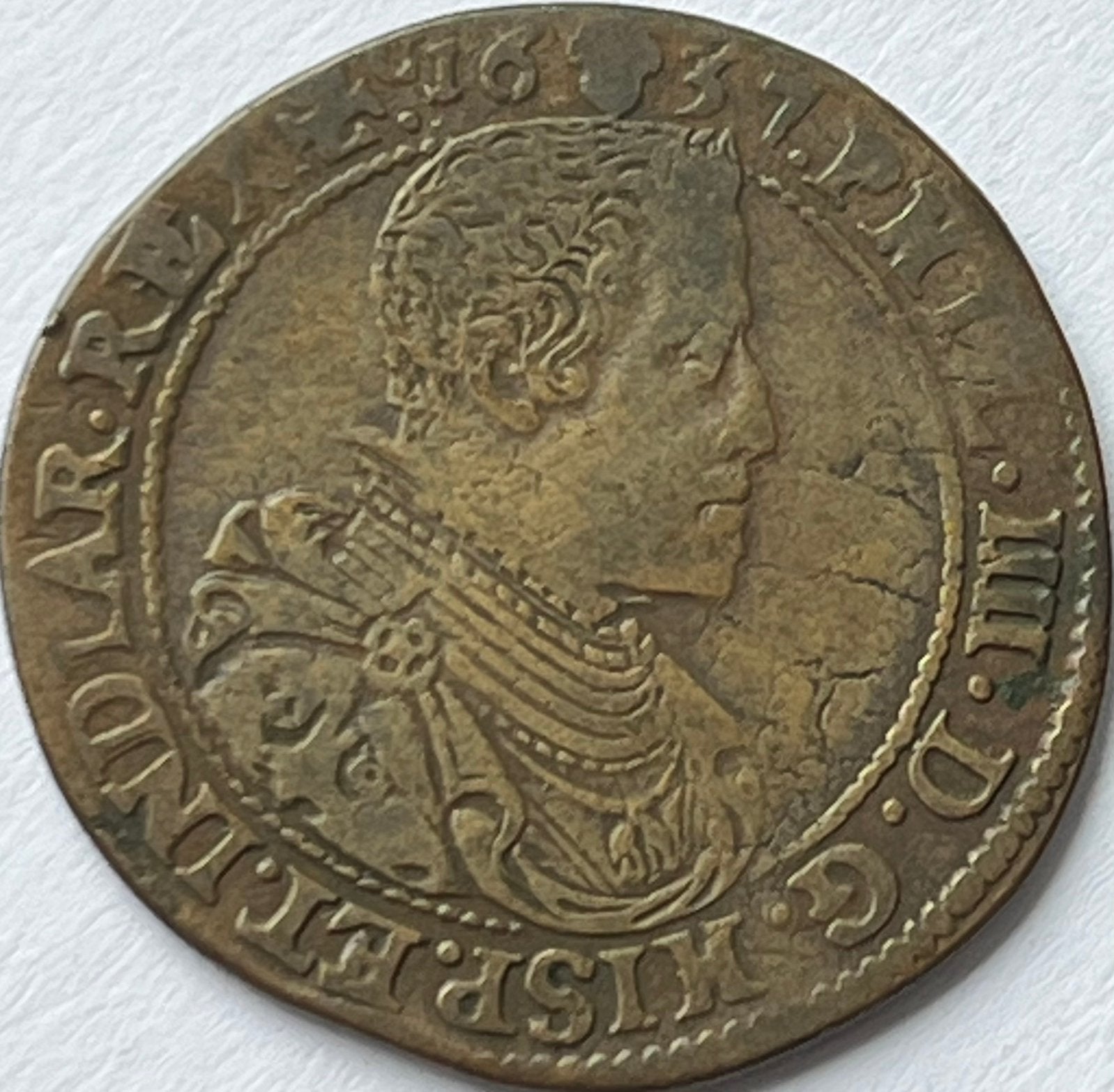 Zuidelijke Nederlanden rekenpenning 1637, Ophalen of Verzenden, Vóór koninkrijk, Overige waardes