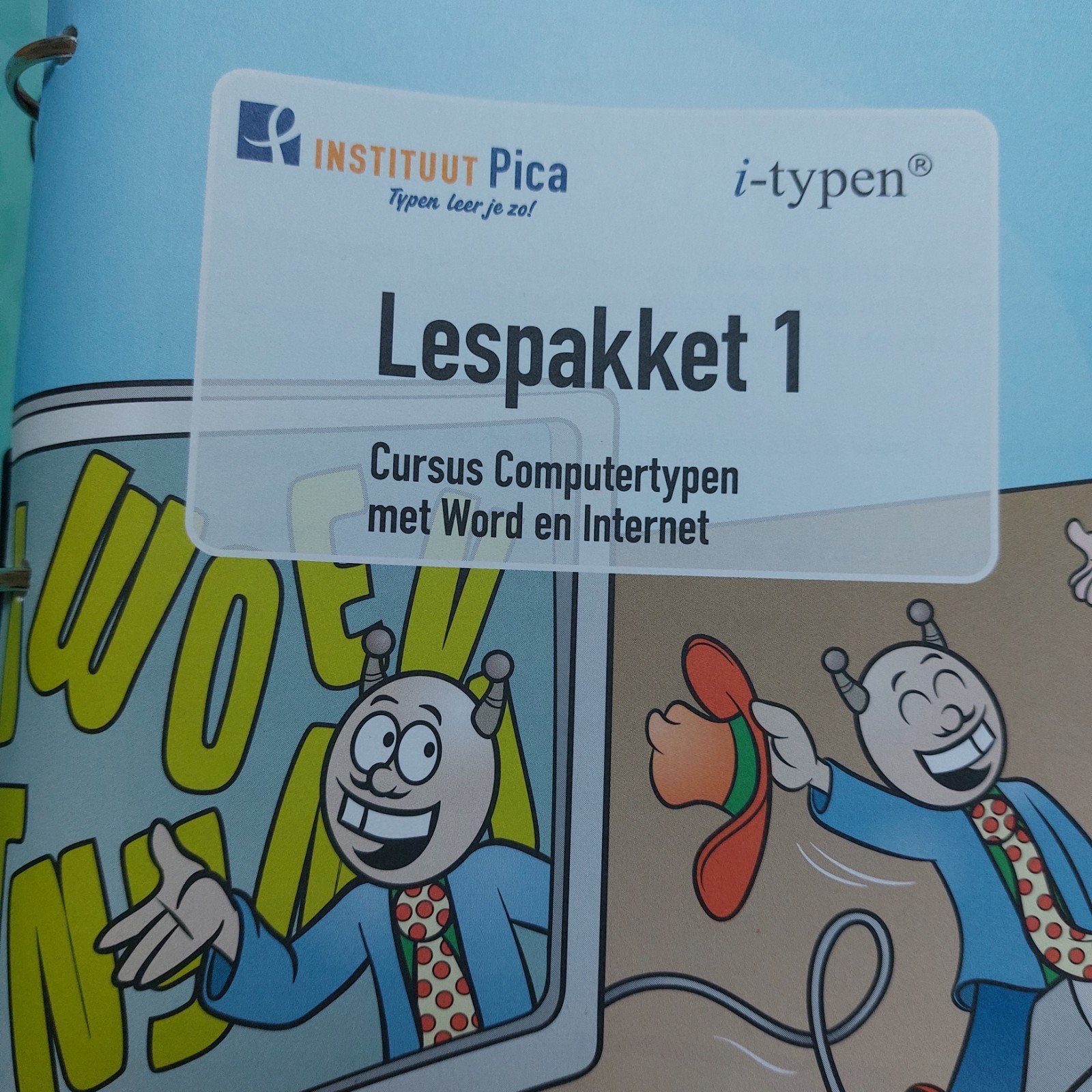 Lespakket blind typen van Pica, Ophalen, Zo goed als nieuw, Overige niveaus, Instituut Pica