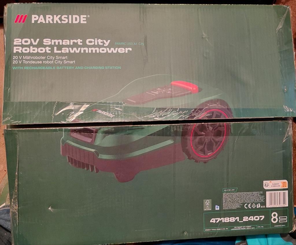Parkside 20V Smart City Robotmaaier PAMRC 250 A1, Ophalen of Verzenden, Nieuw, Minder dan 20 cm