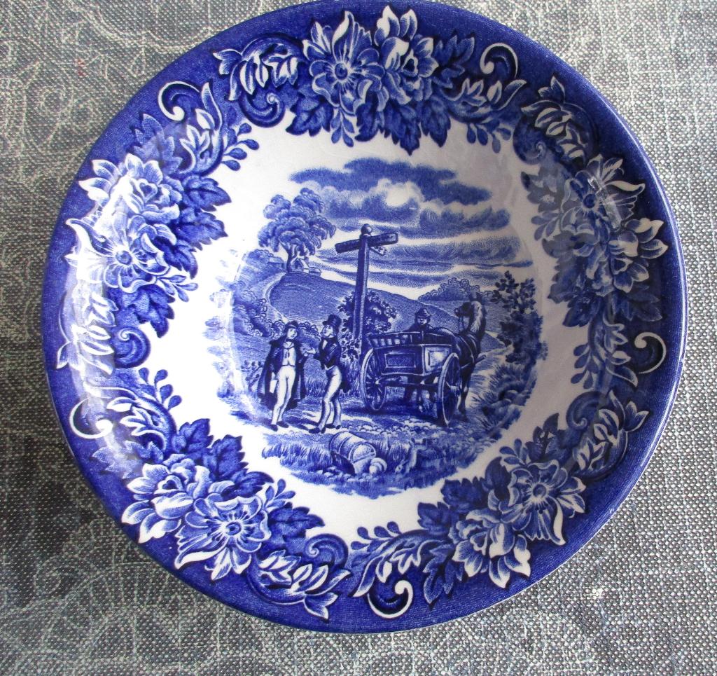vintage schaal uit de Dickens Serie -English Tablestone, Ophalen of Verzenden