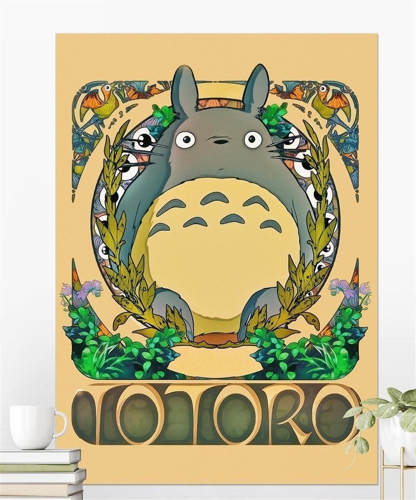 Grote My Neighbor Totoro Studio Ghibli Anime Poster, Verzenden, Kuifje, Nieuw, Beeldje of Figuurtje