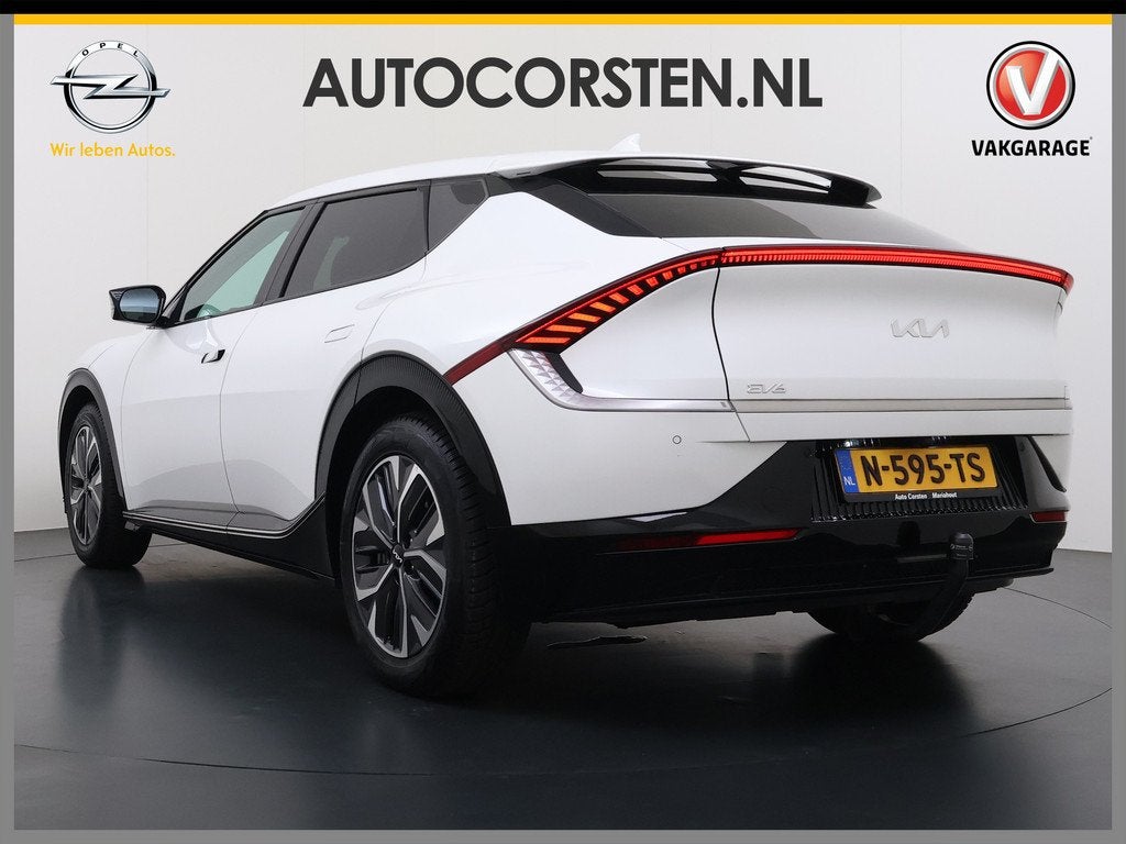 Kia Ev6 Plus Long Range 77.4kWh Trekhaak Warmtepomp Leder+Ve, Auto's, Kia, Automaat, 228 pk, Achterwielaandrijving, Gebruikt