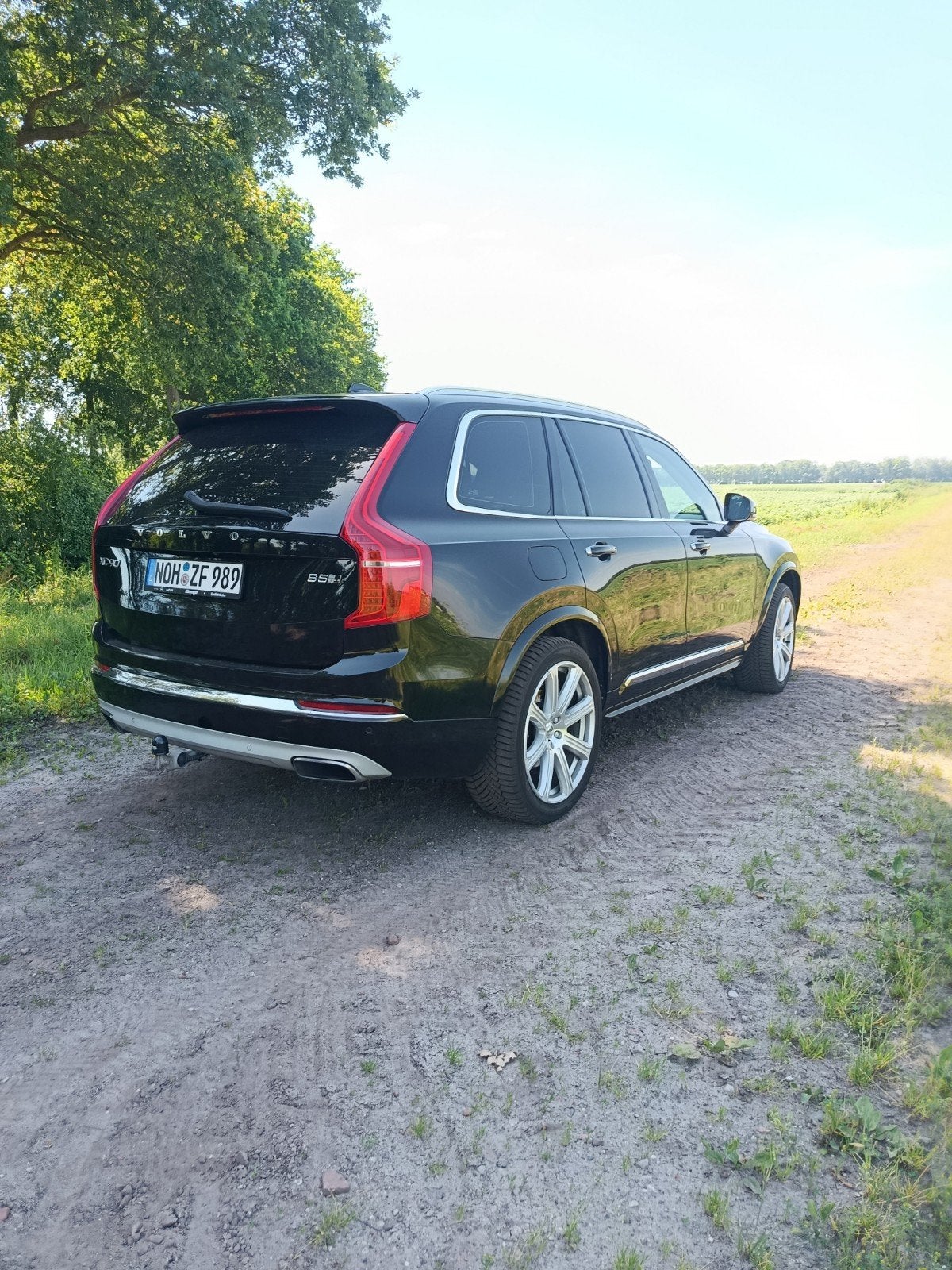 Volvo xc90, Auto's, Zwart, Leder, Vierwielaandrijving, Particulier